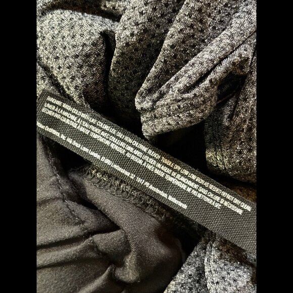 Free People Shorts Medium Black Movement Embroidered Logo Ruffled Waist Lined - Picture 8 of 8